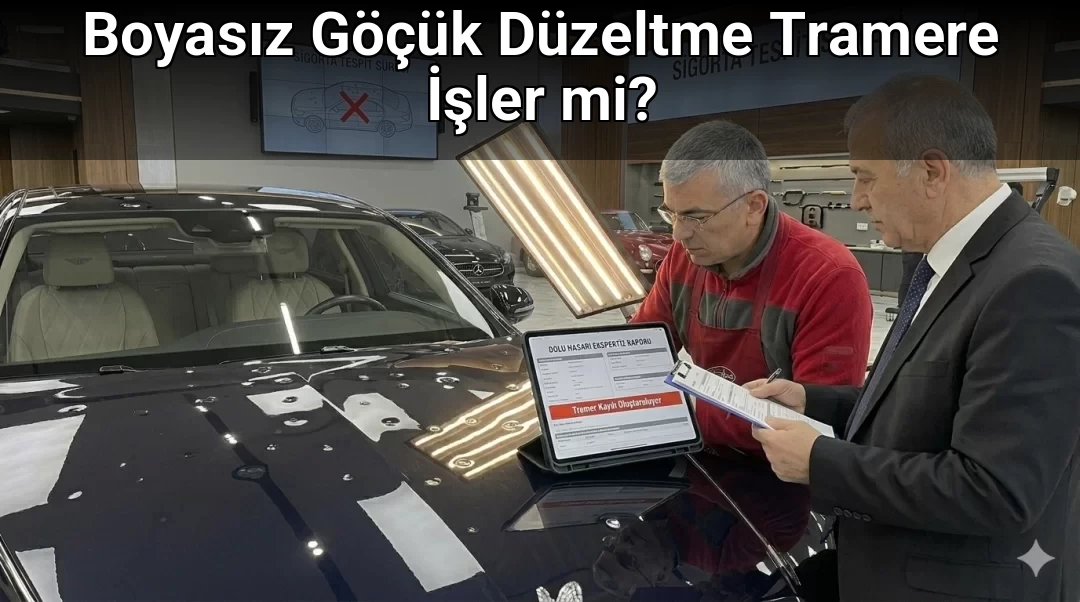 Boyasız Göçük Düzeltme Tramere İşler mi?