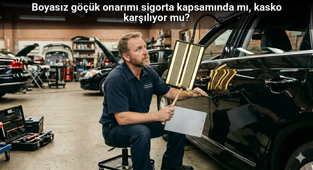 Boyasız göçük onarımı sigorta kapsamında mı, kasko karşılıyor mu?